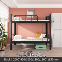Meubles de chambre à coucher modulaires en métal modernes et durables, gain de place, pour hôpitaux, hôtels, écoles et dortoirs, vente en gros directe usine Chine