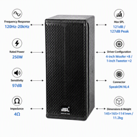 Enceinte colonne professionnelle JSL pour sonorisation de spectacles en direct