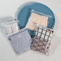 Sacs d'emballage souples en EVA avec fermeture éclair pour vêtements, sous-vêtements, lingerie, serviettes et articles vestimentaires – En stock