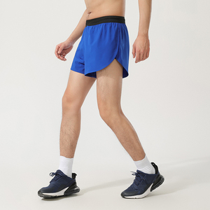 Pantalones cortos para correr para hombre sin costuras de alto rendimiento para entrenamiento de alta intensidad con tecnología de tela ligera - Product Image 1