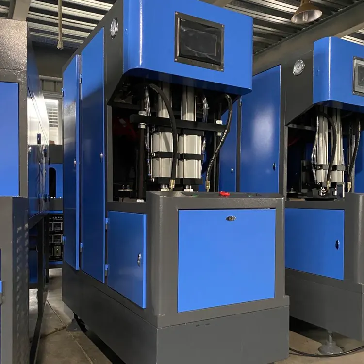Máquina de soplado semiautomática de plástico, moldeado por soplado por inyección, 600ml, venta directa de fábrica