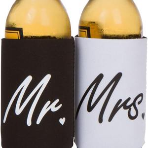 Glacière à canettes pour bière et vin Mr et Mme, pour fête de mariage, fête de fiançailles, réception, décorations, idée cadeau d'anniversaire - Product Image 2