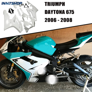 INMT - ขายตรงจากโรงงาน - เหมาะสำหรับชุดแฟริ่งมอเตอร์ไซค์ <span class=keywords><strong>Triumph</strong></span> Daytona <span class=keywords><strong>675</strong></span> ปี 2006-2008 ชุดแต่งตัวถังมอเตอร์ไซค์แบบกำหนดเองได้ - Product Image 4