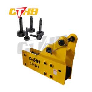 Martillo Hidráulico para Excavadora con Diámetro <span class=keywords><strong>de</strong></span> Cincel <span class=keywords><strong>de</strong></span> 75 mm, CTHB43, Alta Eficiencia para Trabajos <span class=keywords><strong>de</strong></span> Cercado - Product Image 1