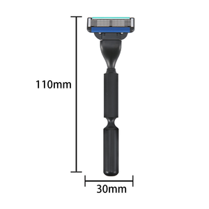 Maquinilla de Afeitar de Seguridad al por Mayor para Hombres, Maquinilla de Afeitar de 6 Cuchillas con Mango de Metal Completo - Product Image 2