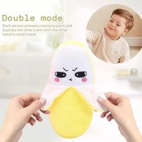 Jouets musicaux électroniques MILI très populaires : Poupées en peluche banane, jouets en peluche sensibles au toucher, pianos à détection de fruits pour enfants