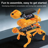 JUNRONG Chien Robot Intelligent Interactif DIY STEM avec Commande Vocale IA pour Enfants - Offre Spéciale