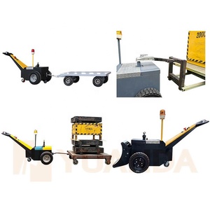2000kg Small Portable Walk Battery Motor Power Smart Manual <b>Pull</b> Drive Cart Tow Tractor <b>Trolley</b> Truck - Product Image 3