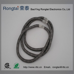 Tube tressé en fibre de verre résistant aux hautes températures Rongtai, forme annulaire, pour applications d'étanchéité - Product Image 2