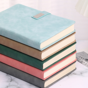 Grosir <span class=keywords><strong>Notebook</strong></span> A5 kelas atas dengan penutup PU warna kreatif kustom dan tombol Magnet untuk perjalanan kantor bisnis - Product Image 6