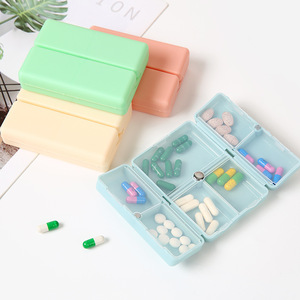 กล่องบรรจุภัณฑ์พกพาดีไซน์ใหม่ 7 ช่อง กล่องเก็บของแบบฝาพับแม่เหล็ก PP กล่องยาเม็ดขนาดเล็กแบบปิดผนึก สำหรับการเดินทางกลางแจ้ง - Product Image 3