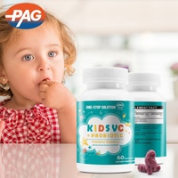 Gommes probiotiques pour enfants, bactéries, cailloux, flamand rose, vitamines pour enfants, 1 milliard de Cfu, vitamine C, gommes probiotiques