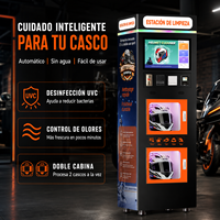 Machine de nettoyage de casque de moto, stérilisateur automatique de casque avec fonction de séchage