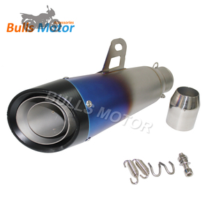 Slip-on silenciador de escape universal de escape de la motocicleta de acero inoxidable moto para CBR650/NINJA650 motor - Product Image 3
