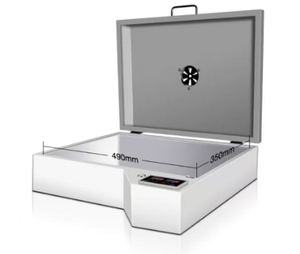 Venta Directa de Fábrica, Máquina de Prensa de Calor Semiautomática Mecánica Rosa A3 A3+ de Alta Calidad, Máquina de Horno DTF con Logotipo Personalizado - Product Image 3