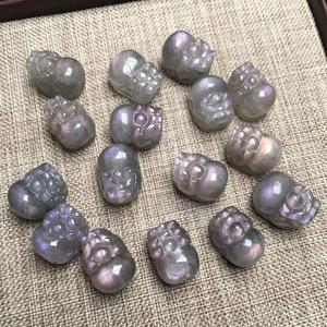 Pixiu <span class=keywords><strong>en</strong></span> cristal de <span class=keywords><strong>labradorite</strong></span> de petite taille naturelle <span class=keywords><strong>en</strong></span> gros pour bague et <span class=keywords><strong>pendentif</strong></span> - Product Image 5