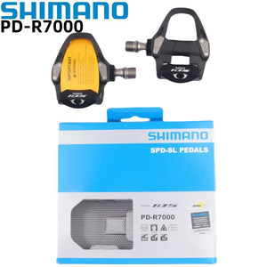 Pedales de carretera <span class=keywords><strong>Shimano</strong></span> 105 R7000 para Ultegra <span class=keywords><strong>R8000</strong></span> pedales autoblocantes de fibra de carbono TT triatlón bicicleta pedales de aleación de aluminio - Product Image 2