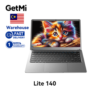 In-Stock Malaysia GetMi <strong>Pro</strong> 140 14 Inch <strong>Notebook</strong> Intel N4000 6GB RAM 128GB SSD HD Screen English Layout Keyboard for School - Product Image 1