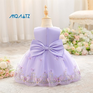 MQATZ <span class=keywords><strong>vestiti</strong></span> <span class=keywords><strong>eleganti</strong></span> per bambini all'ingrosso senza maniche vestito da ragazza di fiori per feste estive matrimonio o compleanno - Product Image 3