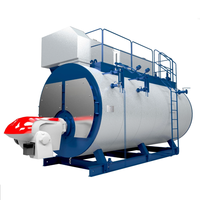 Caldera de Vapor Horizontal de Alta Presión de Gas Natural de 12 T/h, 8.4 MW, Automática, de Ahorro de Energía, para Uso Industrial a Gran Escala