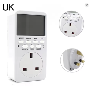 Manhua điện tử kỹ thuật số hẹn giờ chuyển đổi 24 giờ chu kỳ EU <span class=keywords><strong>UK</strong></span> US FR cắm thông minh Nhà hẹn giờ ổ cắm - Product Image 4