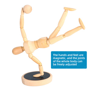 सिंनोआर्ट चुंबकीय लकड़ी कलाकार ने स्केचिंग पेंटिंग के लिए मानीकिन मॉडल मैनिकिन मॉडल - Product Image 4