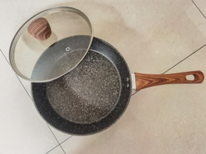 26 Clumlumluminum Deep ry Pan artenes <span class=keywords><strong>Non</strong></span> tick auaute auan et - Product Image 5