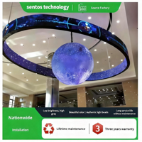 Écran LED flexible intérieur P2.0 Module souple Affichage mural Garantie 3 ans Densité de pixels 256000 points/m 0-800cd/m