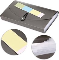 Organiseur de dossiers accordéon A4 de qualité industrielle, classeur extensible pour chèques et factures, 13 pochettes, étiquettes pour factures, papeterie de bureau, porte-documents