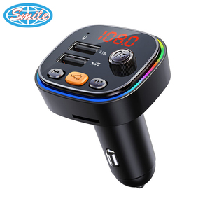 Transmisor FM, Reproductor <span class=keywords><strong>de</strong></span> <span class=keywords><strong>Audio</strong></span> <span class=keywords><strong>MP3</strong></span>, Cargador <span class=keywords><strong>de</strong></span> Coche USB Dual <span class=keywords><strong>de</strong></span> Carga Rápida, Kit BT, Banco <span class=keywords><strong>de</strong></span> Energía para Coche/Banco <span class=keywords><strong>de</strong></span> Energía Móvil - Product Image 1