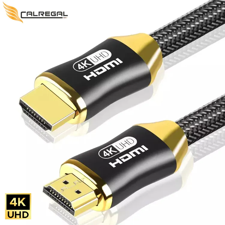 Hoge Prestaties Op Maat 4K * 2K Vergulde 2160P 18Gbps 1M 2M 3M 5M 7.5M 10M 15M 20M 4K Hdmi Kabel