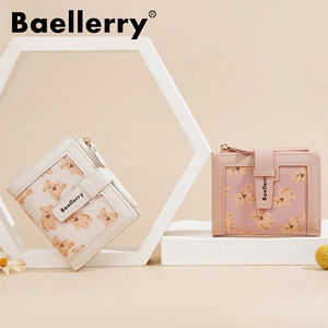 กระเป๋าสตางค์สั้นผู้หญิง Baellerry ลายการ์ตูนหมี กระเป๋าใส่เหรียญอเนกประสงค์ กระเป๋าสตางค์ขนาดเล็ก ใช้ได้ทุกวัน - Product Image 3