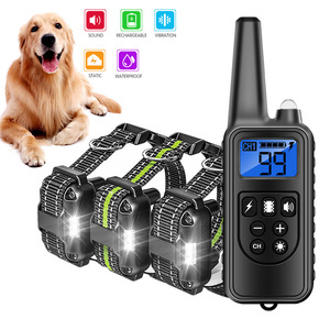 Entrenador de perros remoto profesional 2025-Collar electrónico recargable con modos estáticos de vibración de pitido para todos los perros - Product Image 1