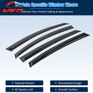 Pour Subaru Impreza 12-16 & 13-17 XV Crosstrek Pare-soleil de fenêtre en acrylique, lot de 4 pièces - Product Image 3