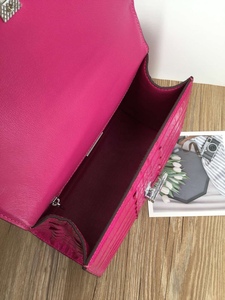 Nouveau sac à bandoulière en cuir de crocodile véritable imperméable pour femmes avec rabat, sacs à main tendance - Product Image 2