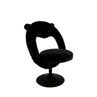 Tabouret pivotant de salon professionnel pour coiffeurs, techniciens en ongles, maquilleurs et barbiers seniors, utilisation à domicile sur coiffeuse