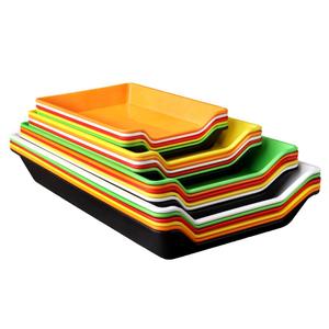 Hot pot restaurant <b>display</b> <b>cases</b>, vegetable plates, skewer plates, commercial fried food trays, fried food plates, plastic - Product Image 2