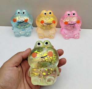 Wholesale Custom Cute Pointed Ears Monster Squishy <b>Toy</b> <b>Soft</b> TPR Glitter Filled Squeeze <b>Elf</b> Bunny Unisex All Ages for Stress - Product Image 4