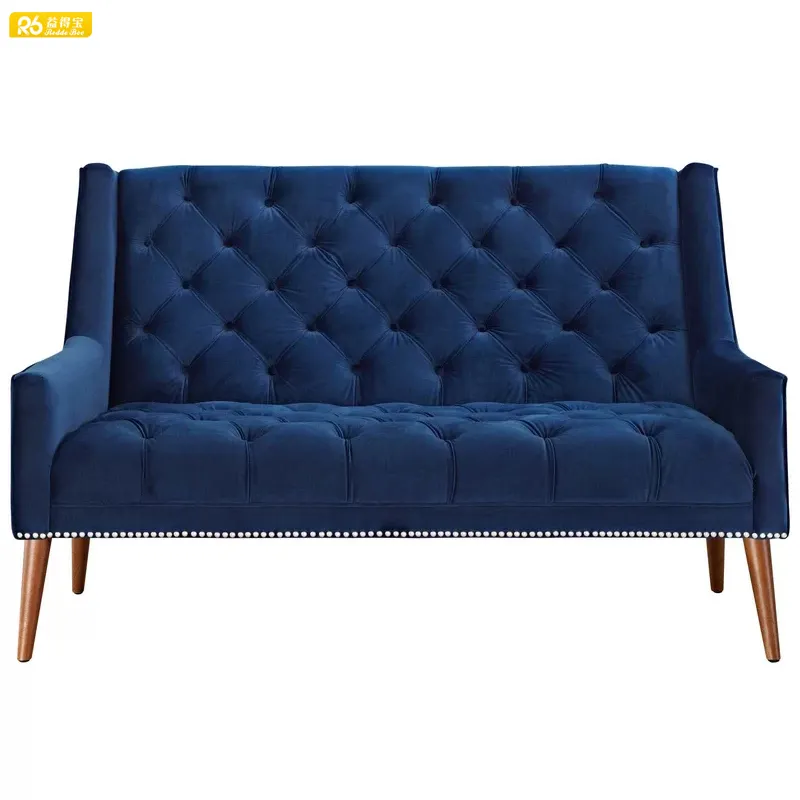 Per il tempo libero divanetto moderno divano in tessuto di posti a sedere con minimalista