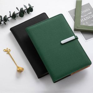 Customizable Digital Printing Thermal Binding Leather A5 Diary Notebook with Custom Logo Option-Red/<b>Black</b>/Blue 80 <b>Sheets</b> - Product Image 3