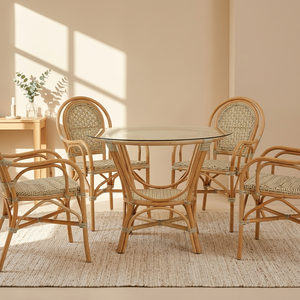 Vente chaude ensemble de salle à manger bistro Malaca ensemble table et chaises modernes et élégants pour meubles de maison - Product Image 1