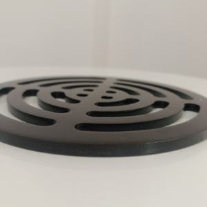 काले गोलाकार धातु वेंटिलेशन ग्रिल-औद्योगिक उपकरण एयरफ्लो पैनल - Product Image 4