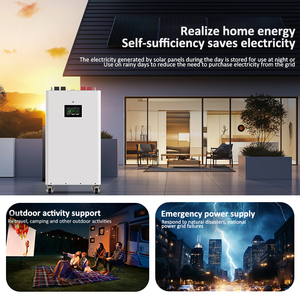 Baterai LiFePO4 <span class=keywords><strong>PL</strong></span> Stock 16Kwh 51.2V 314AH 330AH Model Vertikal Warna Putih Layar LCD 4.3 Inci JK V19 BMS dengan Bluetooth untuk Rumah - Product Image 2