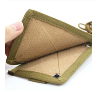 Pochette tactique pour cartes d'identité, sac de rangement pour dossiers, sac de cou, porte-cartes suspendues