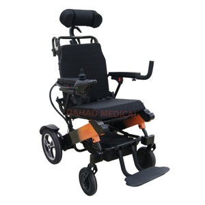 <span class=keywords><strong>Fauteuil</strong></span> roulant électrique multifonctionnel léger en aluminium pliable avec double batterie au lithium - Product Image 1
