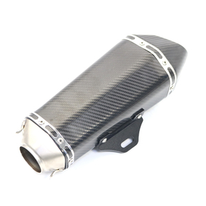 Para <span class=keywords><strong>Akrapovic</strong></span> S1000rr fibra de carbono 51mm 60mm <span class=keywords><strong>tubo</strong></span> de escape de motocicleta deslizamiento en tubos de escape dobles sistema de escape trasero silenciador - Product Image 2