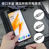 Portefeuille pour ordinateur portable A4 Dorniel avec batterie externe sans fil 8000 mAh et logo LED