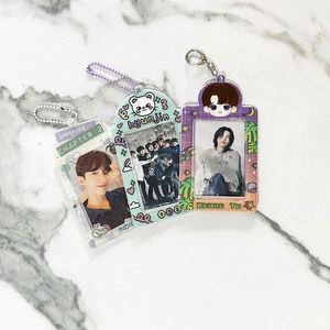 Tarjeta de PVC Promocional con Diseño Personalizado, Tarjeta de Plástico Acrílico con Foto para Fans del K-Pop, con Llavero y Porta Tarjetas - Product Image 3