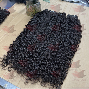 Vente en gros de mèches de cheveux humains vierges 100% bruts, alignées sur les cuticules, ondulées (Water Wave), qualité 10A 12A, fournisseurs de cheveux humains Vietnamiens - Product Image 3