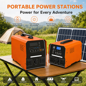 500W 1000W 220V Outdoor Portable Power Station High-Capacity <b>Battery</b> for Camping Road Trips Solar Energy Generator MPPT T Series - Product Image 1